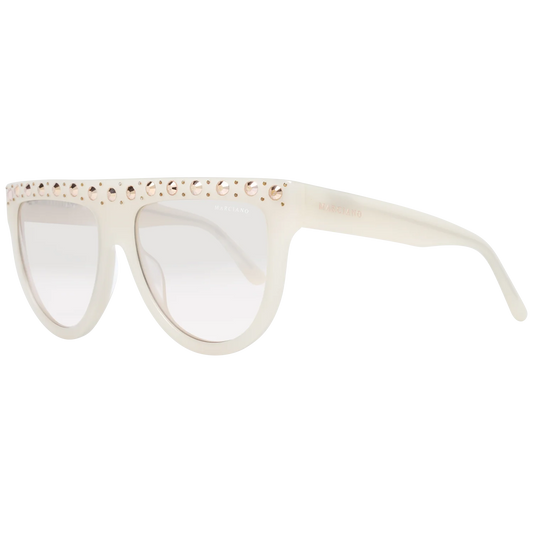 Marciano by Guess GM0795 White Round Sunglasses for Women