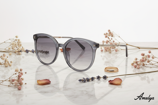Bally BY0046-K Round Sunglasses — Timeless Grey Elegance for the Modern Woman